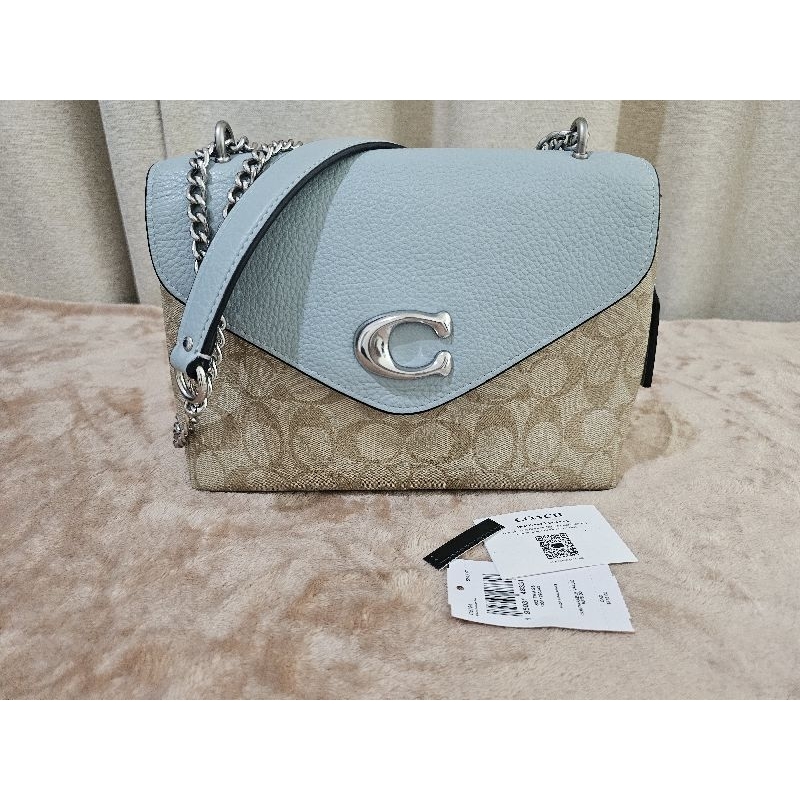 ส่งต่อ Coach Tammie Shoulder Bag In Signature Canvas Shopee Thailand