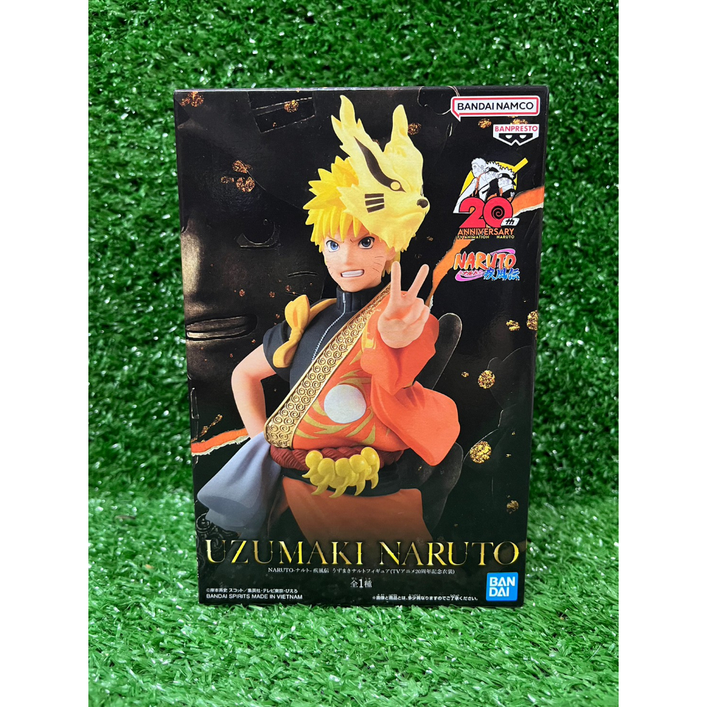 พร้อมส่ง-naruto-shippuuden-uzumaki-naruto-tv-anime-20-shuunenkinen-bandai-spirits-banpresto-figure-นารูโตะ