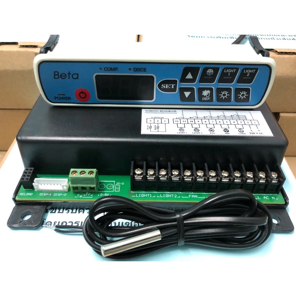 Beta - 1 Sensor ชุดควบคุมอุณหภูมิสำหรับตู้แช่ ตู้เค้ก ใช้งานง่าย คู่มือ ...
