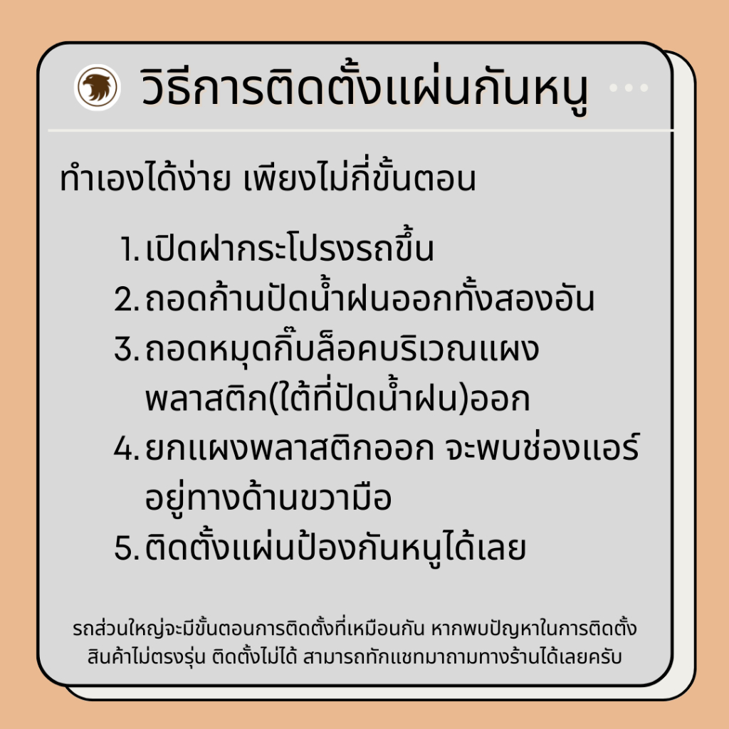 ตะแกรงกันหนู-แผ่นกันหนู-isuzu-dmax-revo-vigo-fortuner-yaris-vios-ativ-cross-civic-city-turbo-jazz-hrv-crv-altis-set-1