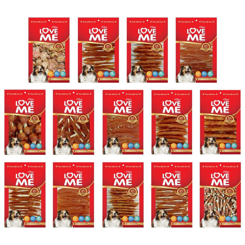 Love Me เลิฟมี ขนมสุนัข อาหารว่างสุนัข หอม อร่อย ติดใจน้องๆ 300กรัม - 320  กรัม | Shopee Thailand