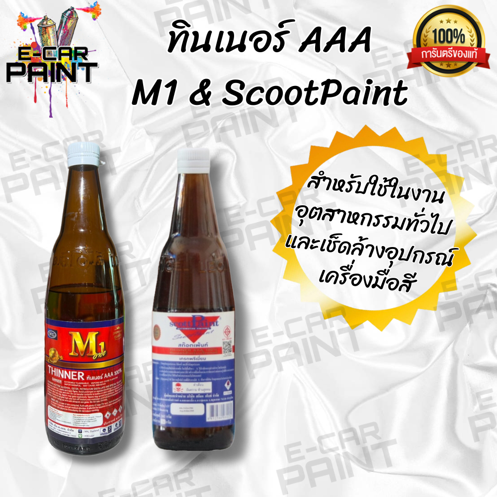 ทินเนอร์-aaa-scott-paint-สก๊อตเพ้นท์-เกรดพรีเมี่ยม-ทินเนอร์สำหรับแลคเกอร์-แบบขวด