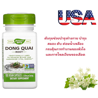 Natures Way, ราก Dong Quai, 1130 mg, 100 แคปซูลมังสวิรัติ