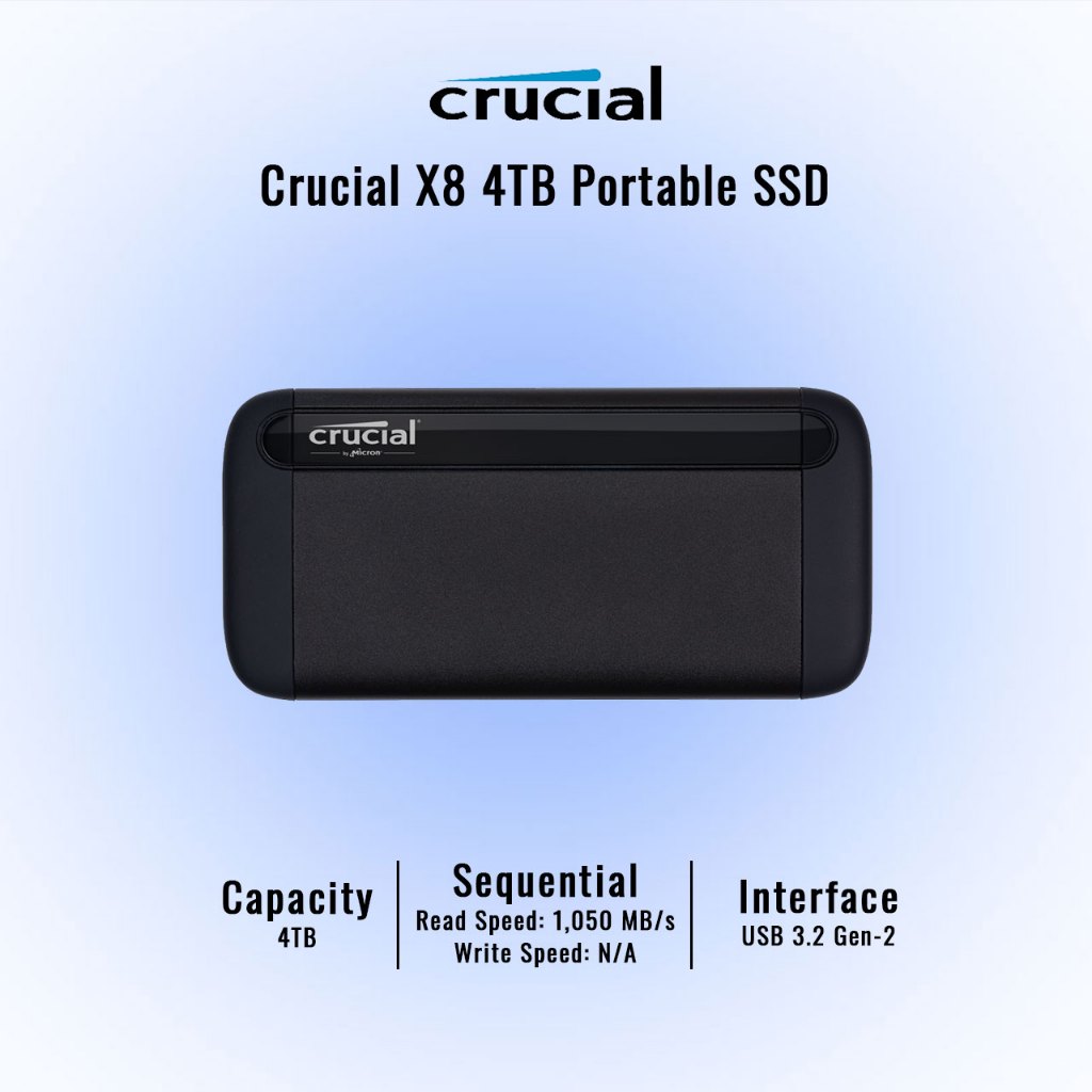 Crucial X8 4tb Portable Ssd