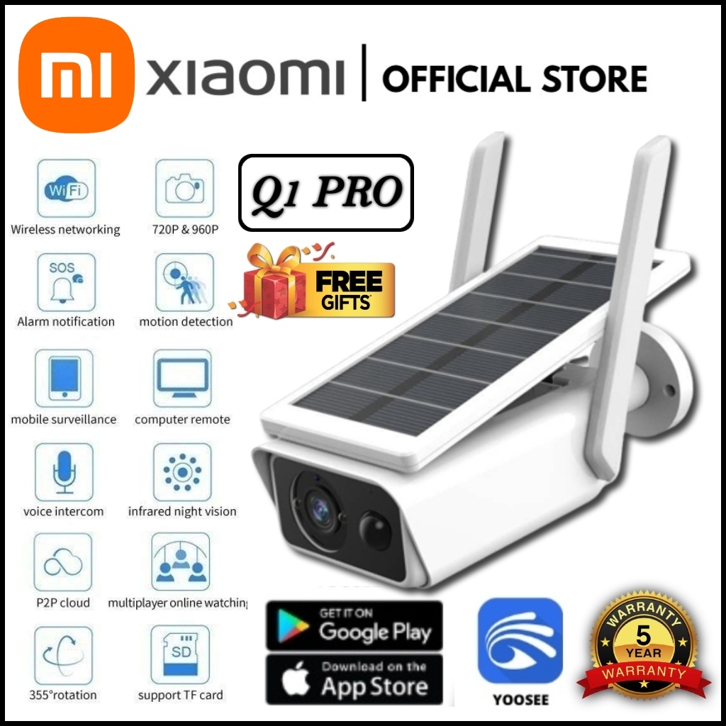 ภาพหน้าปกสินค้าXIAOMI iCSee Solar CCTV / Battery Power 3MP 1296p Wireless Wifi กล้องวงจรปิด พลังงานแสงอาทิตย์ กล้องวงจรปิดกันน้ำ จากร้าน dy_seller23 บน Shopee