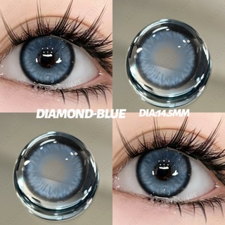 {COD}eyeshare 💜 1 คู่,DIAMOND seri 💜  คอนแทคเลนส์นำเข้าจากเกาหลี (ขายดี ขายดีที่สุด) คอนแทคเลนส์ ราย ปี เกาหลี 14.5mm