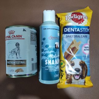 Pedigree denta stix เพดดิกรี เดนต้าสติก  1 แพ็ค 7 แท่ง / Royal canin Gastrointestina Low fat