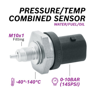 เซนเซอร์ เพลส+เทม Bosch HIGH PRESSURE/TEMP SENSOR 10 BAR