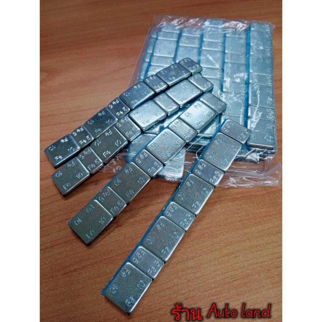 พร้อมส่ง-ตะกั่ว-ตะกั่วแปะ-เหล็กแปะ-ถ่วงล้อ-ตะกั่วแปะล้อรถยนต์-ตะกั่วถ่วงล้อ-แบบแปะล้อ-ขนาด-5-กรัม-10กรัม-มี-50-เส้น