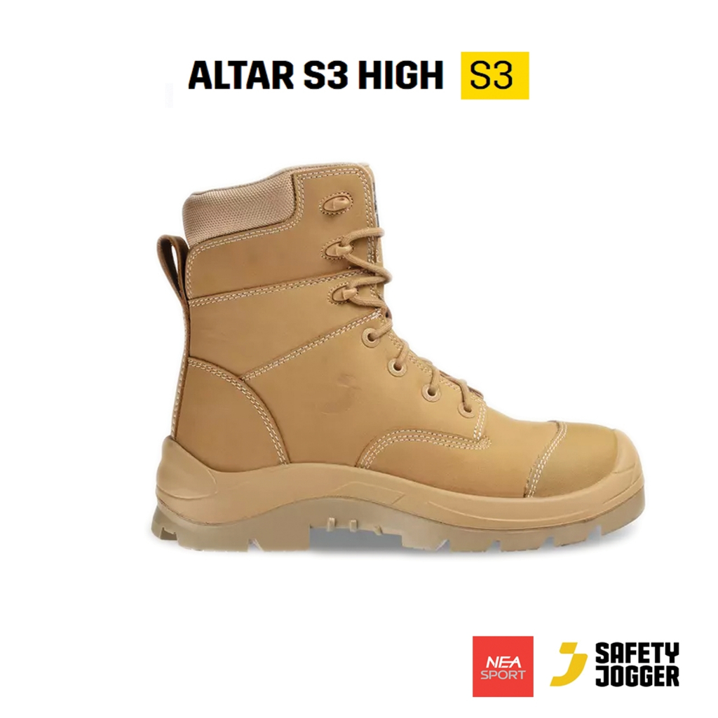 [ลิขสิทธิ์แท้] SAFETY JOGGER ALTAR S3 HIGH รองเท้าเซฟตี้ ซิปข้าง หัว