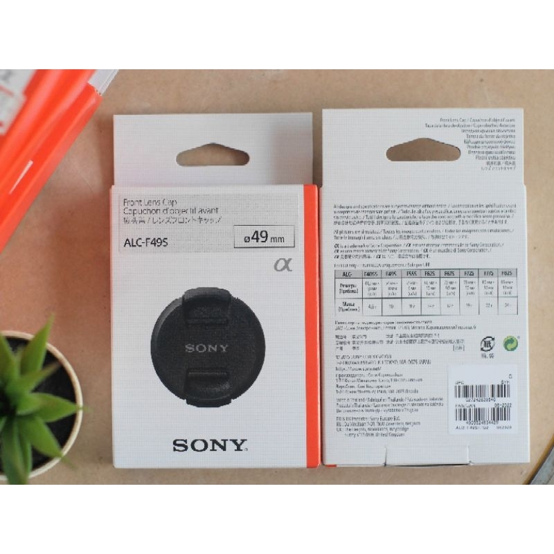 ฝาปิดเลนส์ Sony แท้ Lens Cap 40.5 82 mm A5100 A5300 ZVE10 A7 1650