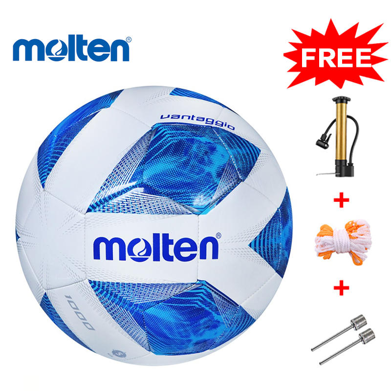 ราคาและรีวิวจัดส่งจากกทม ลูกฟุตบอล ฟุตบอล Molten ลูกฟุตบอล ลูกบอล มาตรฐานเบอร์ 5 Soccer Ball มาตรฐาน หนัง PU นิ่ม มันวาว