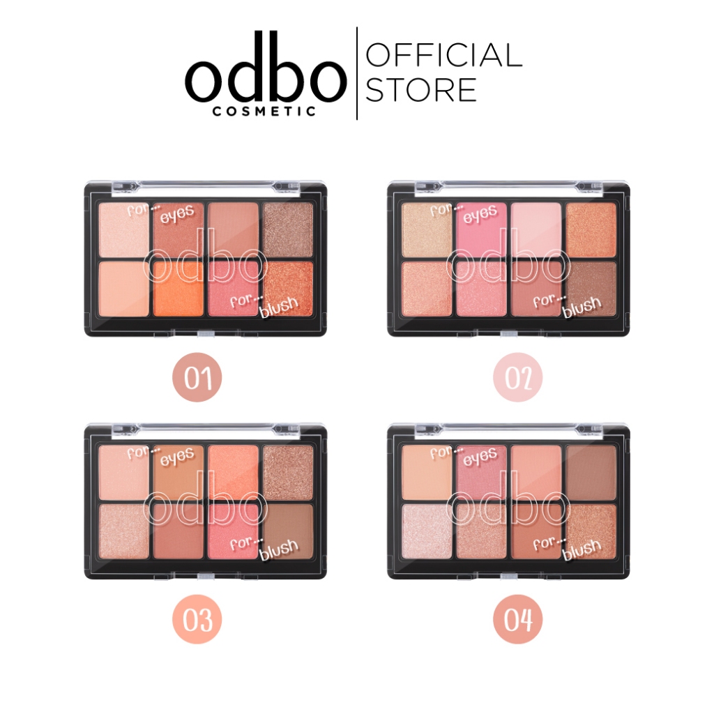 ภาพหน้าปกสินค้าOdbo โอดีบีโอ ฟอร์ อายส์ ฟอร์ บลัช ODS01 จากร้าน odbo_cosmetic_officialshop บน Shopee