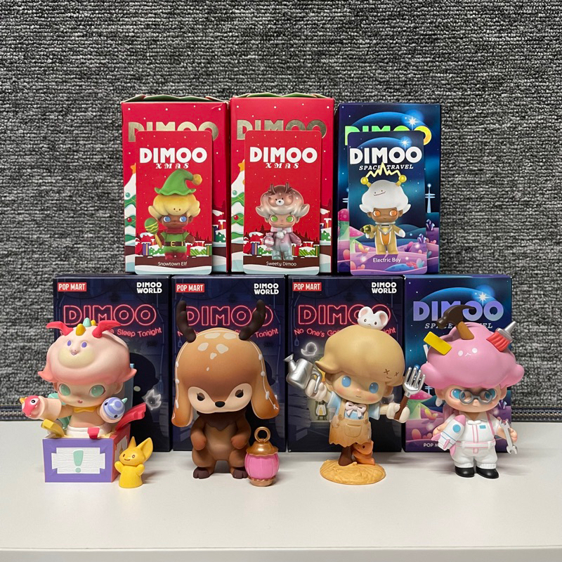[กล่องสุ่ม] พร้อมส่ง Dimoo No One Space Xmas : แบบเช็คการ์ด/แกะตัวแล้ว ...