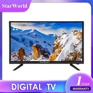 [คูปองลด 300 บ.]  StarWorld  LED Digital TV 21นิ้ว  ดิจิตอลทีวี ทีวีจอแบน ทีวี 21 นิ้ว