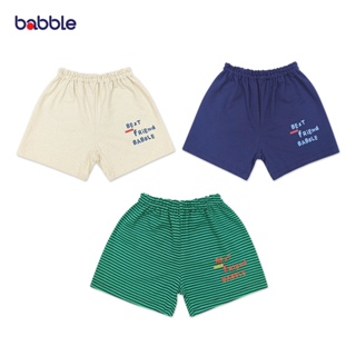 BABBLE กางเกงขาสั้นเด็ก อายุ 1 ปี ถึง 7 ปี (5 ลายให้เลือก) ผ้า Interlock (BBS)