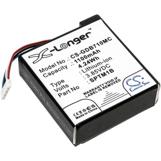 CS Camera Battery for GoPro Hero 7 Silver 7 White Fits SPTM1B Li-ion 3.85V 1100mAh/4.24Wh CS-GDB710MC