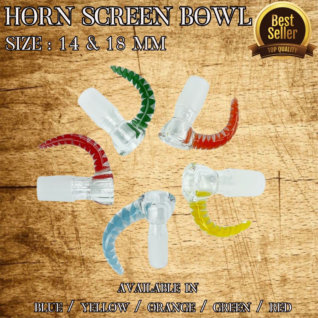 ถ้วยแก้ว HORN SCREEN Bowl 14 & 18mm with multiple-tiny holes style ...