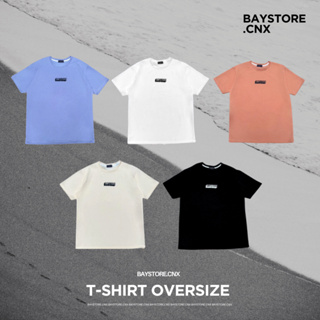 Baystore - เสื้อยืด Oversize ผ้าเกาหลี