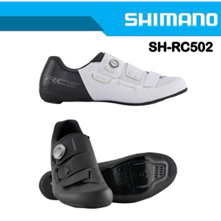 +ถูกชัวร์+ รองเท้าเสือหมอบSHIMANO SH-RC502 พื้นคาร์บอน Stiff 8 น้ำหนักเบา และระบายอากาศได้ดี (สินค้าบริษัท )