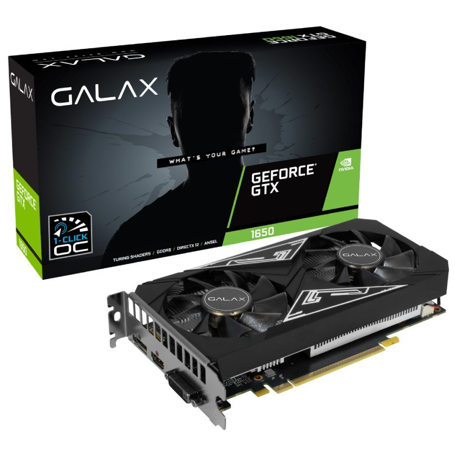 GALAX GTX1650 EX-1 CLICK OC PLUS 4GB GDDR6 | Shopee Thailand