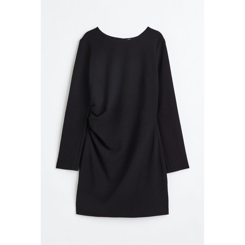 black-dress-s-h-m-shopee-thailand