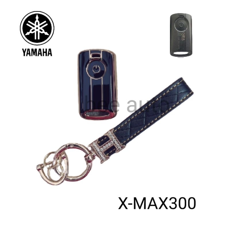เคสกุญแจรีโมทรถยนต์-tpu-สําหรับ-รถรุ่น-yamaha-xmax300-2021-พร้อมพวงกุญแจ