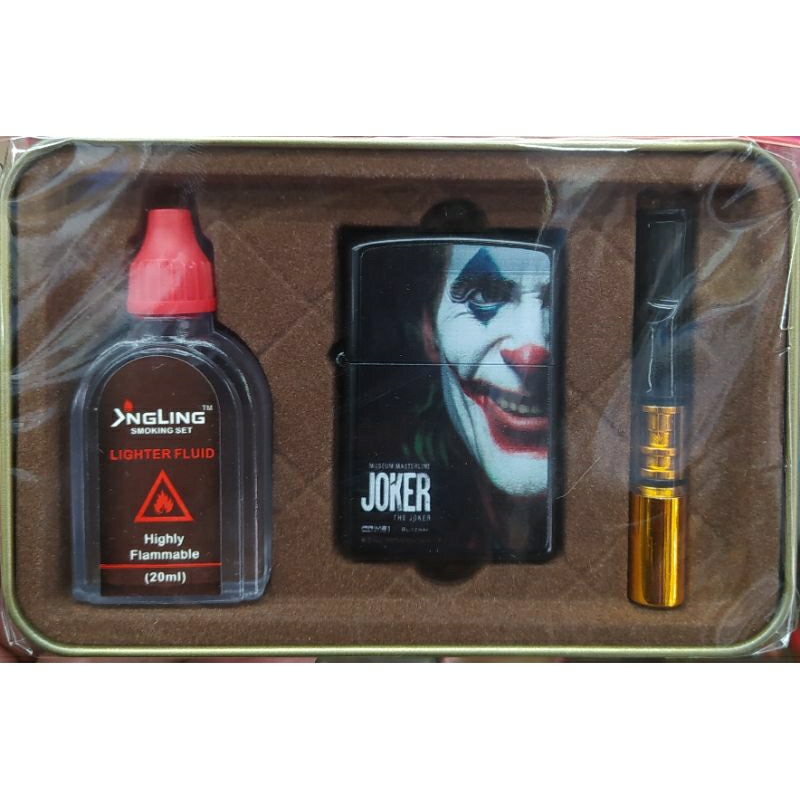 ไฟแช็คน้ำมัน มีหลายลาย มากับชุด Box set ประกอบด้วยน้ำมันไฟแช็ค และก้าน ...