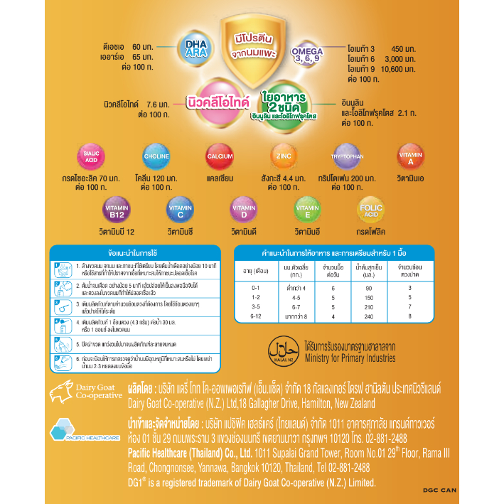 dg-นมแพะ-ดีจี1-แอดวานซ์โกลด์-นมผงอาหารทารกเตรียมจากนมแพะ-ขนาด-400-กรัม