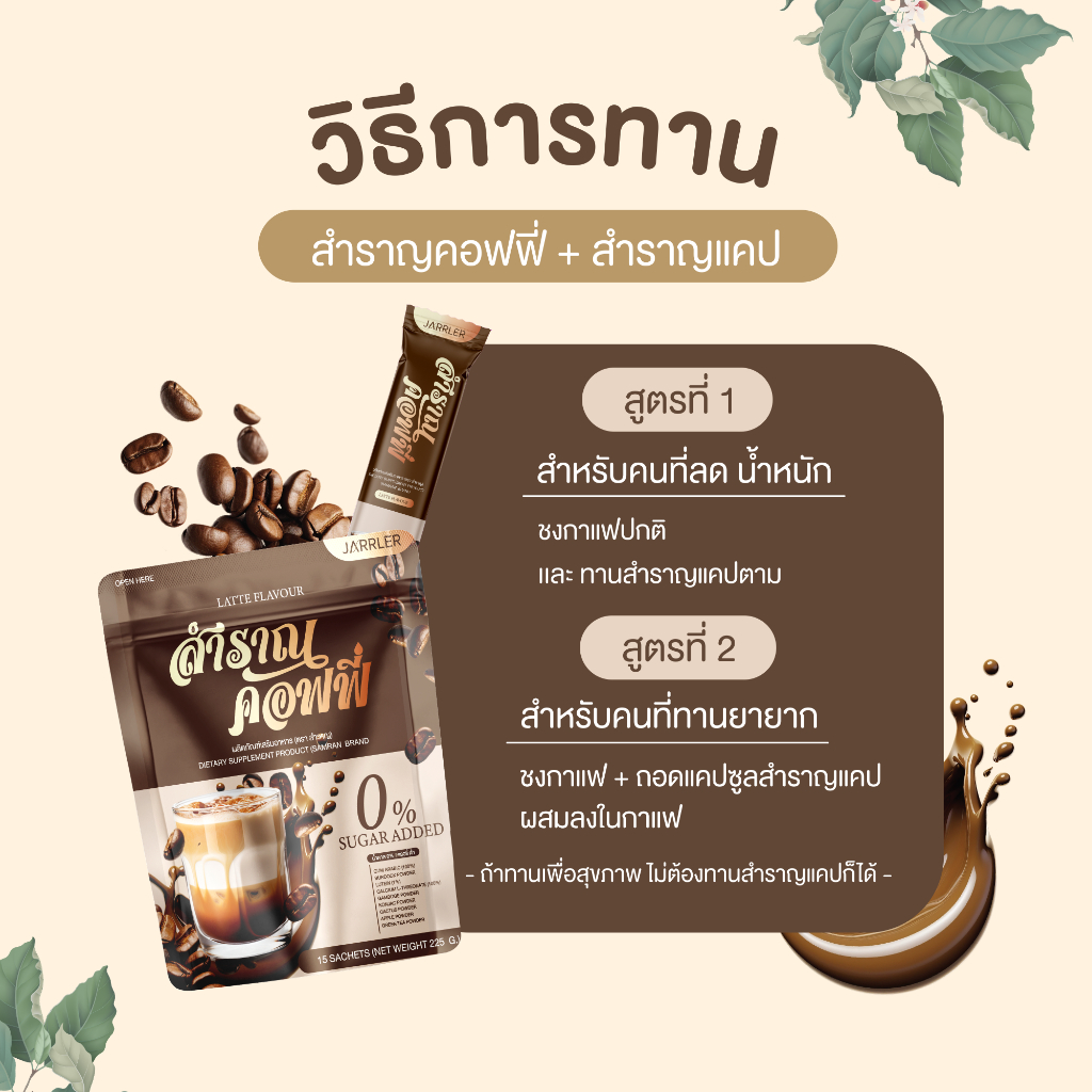 ของแท้พร้อมส่ง-samran-coffee-สำราญคอฟฟี่-กาแฟเพื่อสุขภาพ-ลดน้ำหนัก-คุมหิว-เร่งเผาผลาญ-เน้นเผาผลาญไขมัน-สำร