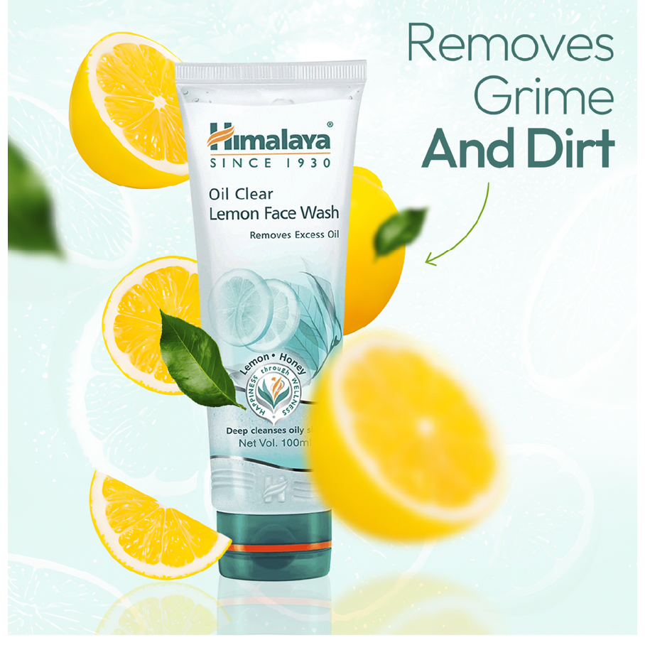Himalaya Oil Clear Lemon Face Wash 50 ml เจลล้างหน้าลดผิวมัน Shopee