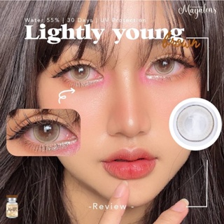 🔥คอนแทคเลนส์✨ขนาดบิ๊กอาย✨ Lightly Young ✨Mayalens