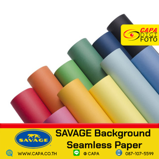 ฉาก SAVAGE Background Seamless Paper size 2.75x11 meters.
