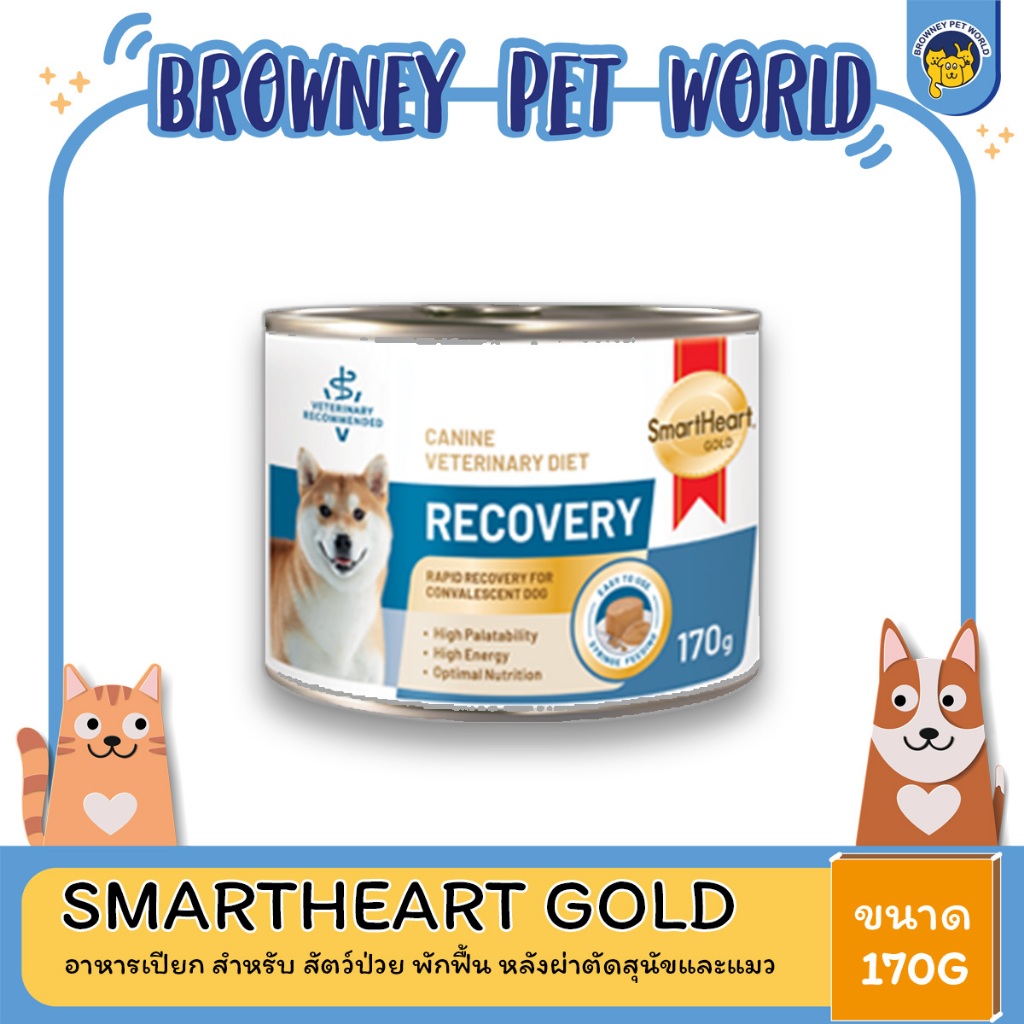 smartheart-gold-recovery-สมาร์ทฮาร์ท-โกลด์-รีคัฟเวอรี่-อาหารเปียก-สำหรับ-สัตว์ป่วย-สุนัขขนาด-170-g
