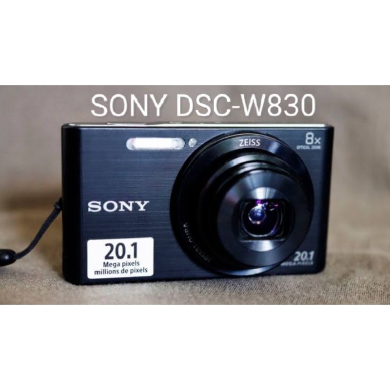 กล้องดิจิตอล SONY DSCW830 สภาพดี อุปกรณ์ครบ(แบตเตอรี่/SD Card/ซองหนัง