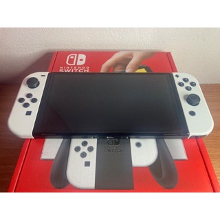 (ครบกล่อง) เครื่อง Nintendo Switch Oled สีขาว มือสอง สภาพ 96%