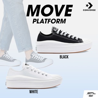 Converse Collection คอนเวิร์ส รองเท้าผ้าใบ สำหรับผู้หญิง Women Chuck Taylor Move Platform Low Top 570257CU1WW / 570256CU1BK (2590)