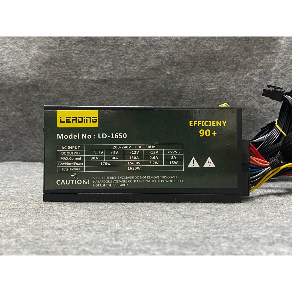 POWER PSU LEADING LD-1650 1650W EFFICIENY +90 PLUS สินค้ามือสอง ใช้งาน ...
