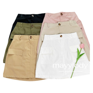 โปรโมชั่น : mayylody กระโปรง y2k สุดชิค สุดฮิต 🧡 กางโปรงคาร์โก้ กระโปรงสั้น