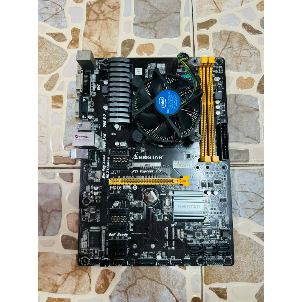 ขายชุดซีพียูเมนบอร์ด BIOSTAR TB85,PENTIUM G3260 | Shopee Thailand