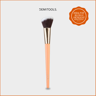 #006  แปรงไฮไลท์ แปรงเฉดดิ้งใบหน้า ลงบรอนเซอร์ - Angled Highlighter Brush