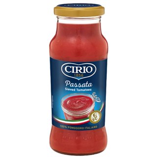 CIRIO Passata (Sieved Tomatoes) 350 g. ซอสมะเขือเทศ ซีฟโทเมโท่พาสซาต้า [CI28]