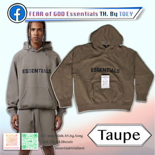 [ แท้ 𝗔𝘂𝘁𝗵𝗲𝗻𝘁𝗶𝗰 💯% ] เสื้อฮู้ดแบรนด์ Fear of God Essentials Essentials Taupe Hoodie 2020