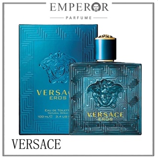 💝เคาน์เตอร์ของแท้💝พร้อมส่ง Versace Eros Eau de Toilette perfume EDT 100ML