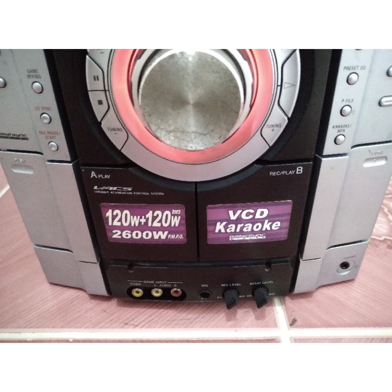 เครื่องเสียงโซนี่ มือสอง Sony HCD-RV22 (120W+120W RMS) (พร้อมรีโมทตรง ...