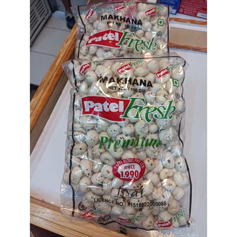 Patel Fresh Makhana (เม็ดบัวแห้ง) 100g. | Shopee Thailand