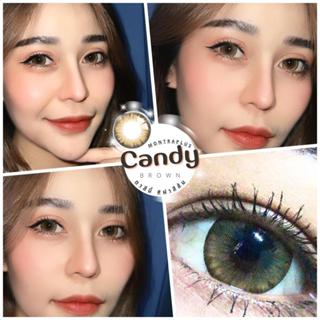 คอนแทคเลนส์🌈Candy🌈 Brown/Gray (Montra) ขนาดบิ๊กอาย💖