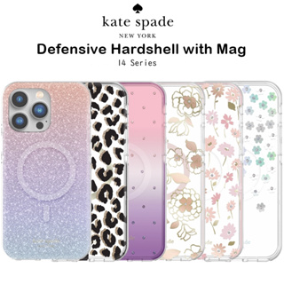 Kate Spade Defensive Hardshell with Mag เคสกันกระแทกเกรดพรีเมี่ยม เคสสำหรับ iPhone 14Pro/ 14Promax (ของแท้100%)