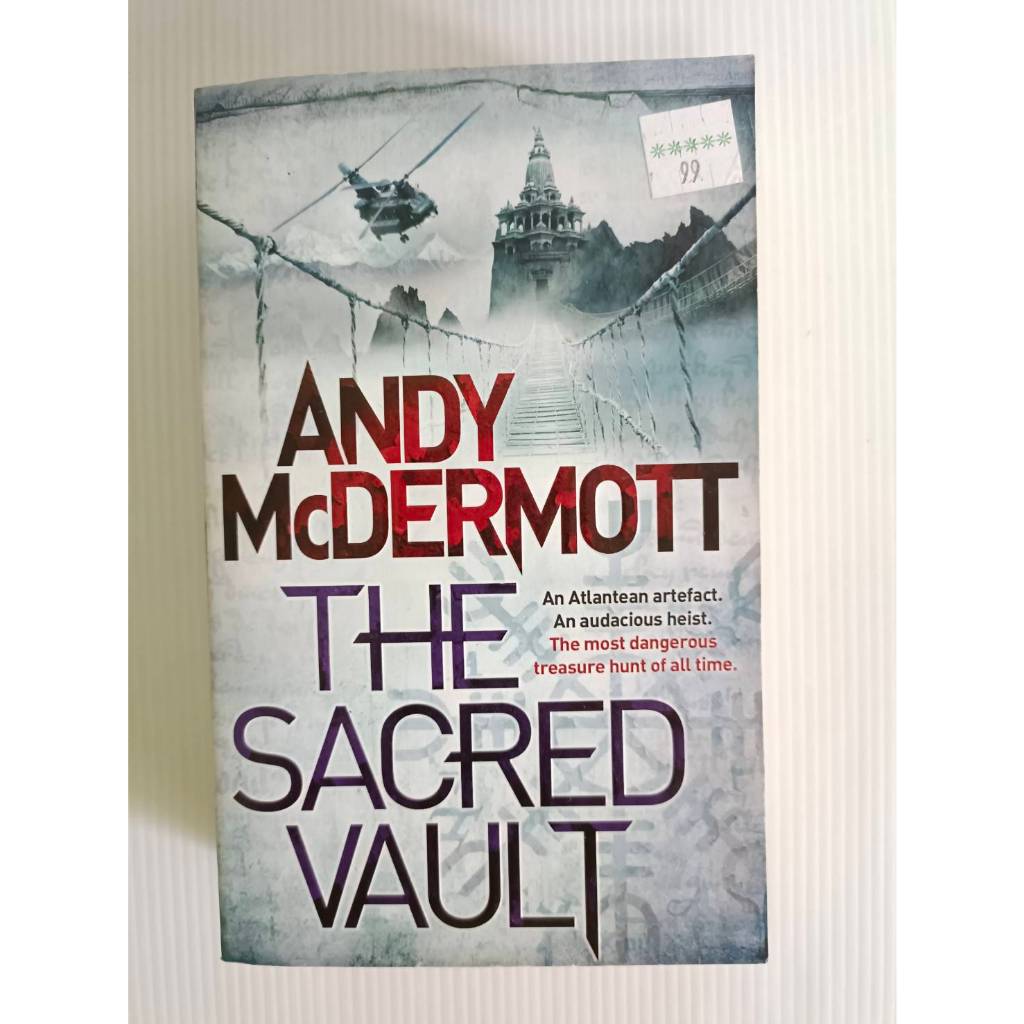 The Sacred Vault/Andy Mcdermott/ฉบับภาษาอังกฤษ/มือสองสภาพบ้าน Shopee Thailand