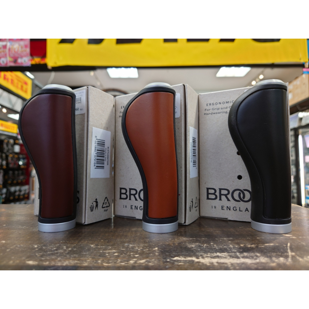 ปลอกแฮนด์-brooks-ergonimic-rubber-ergonomic-leather